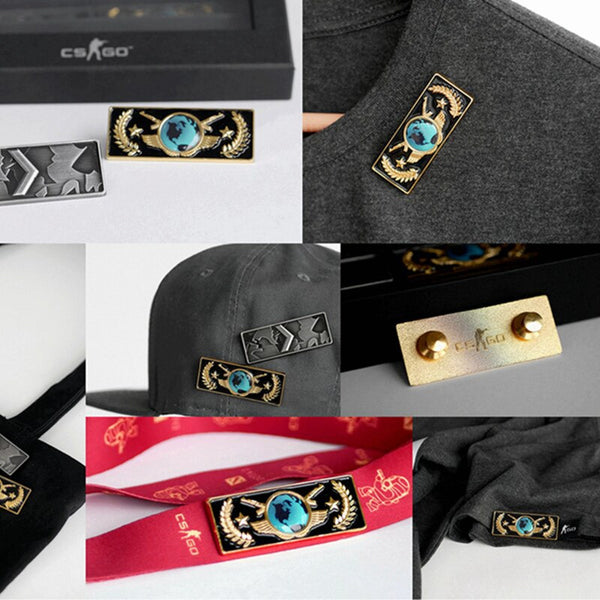 CSGO Rank Badge Full Metal Collectible Brooch