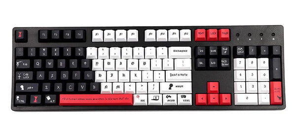 Death Note Design 126 Key PBT Keycaps Set for Cherry MX Switches