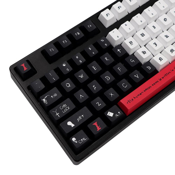 Death Note Design 126 Key PBT Keycaps Set for Cherry MX Switches