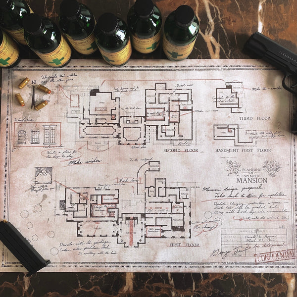 Resident Evil 2 Raccoon City Police Department Map