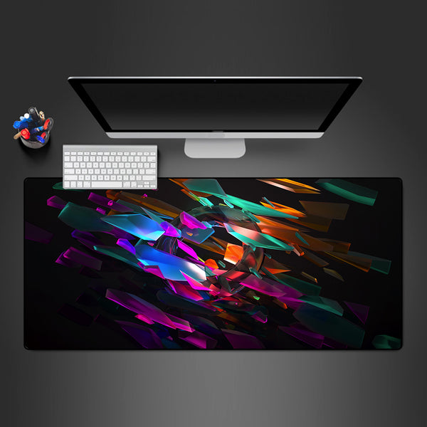 Ring Shards Design Desk Mat