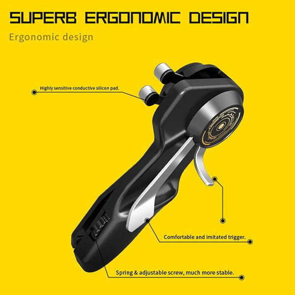 Mobile Game Controller for Tablets with Trigger Buttons