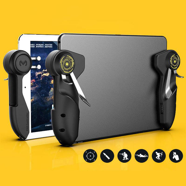 Mobile Game Controller for Tablets with Trigger Buttons