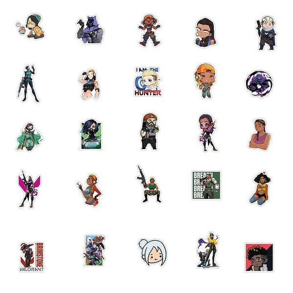 Valorant Game Stickers, Decals