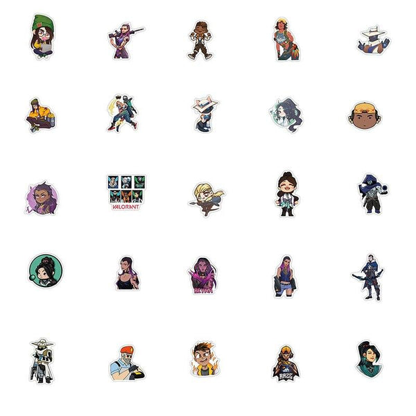 Valorant Game Stickers, Decals