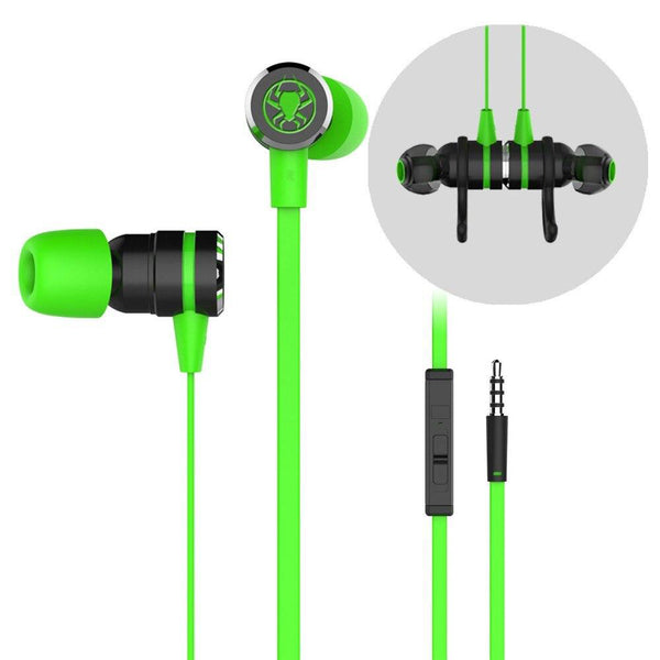 Plextone G20 Earphone with Microphone In-ear Gaming Headphones - Magnetic Ear Pieces