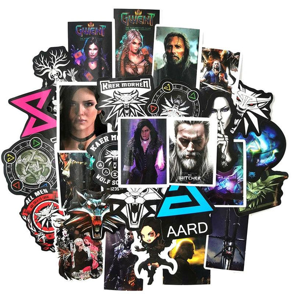Witcher Game Stickers, Decals - 10/30/50 Piece