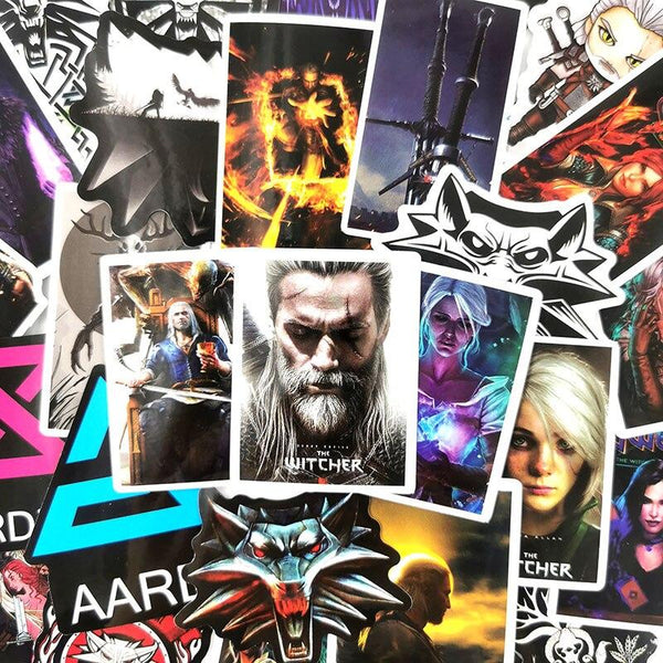 Witcher Game Stickers, Decals - 10/30/50 Piece