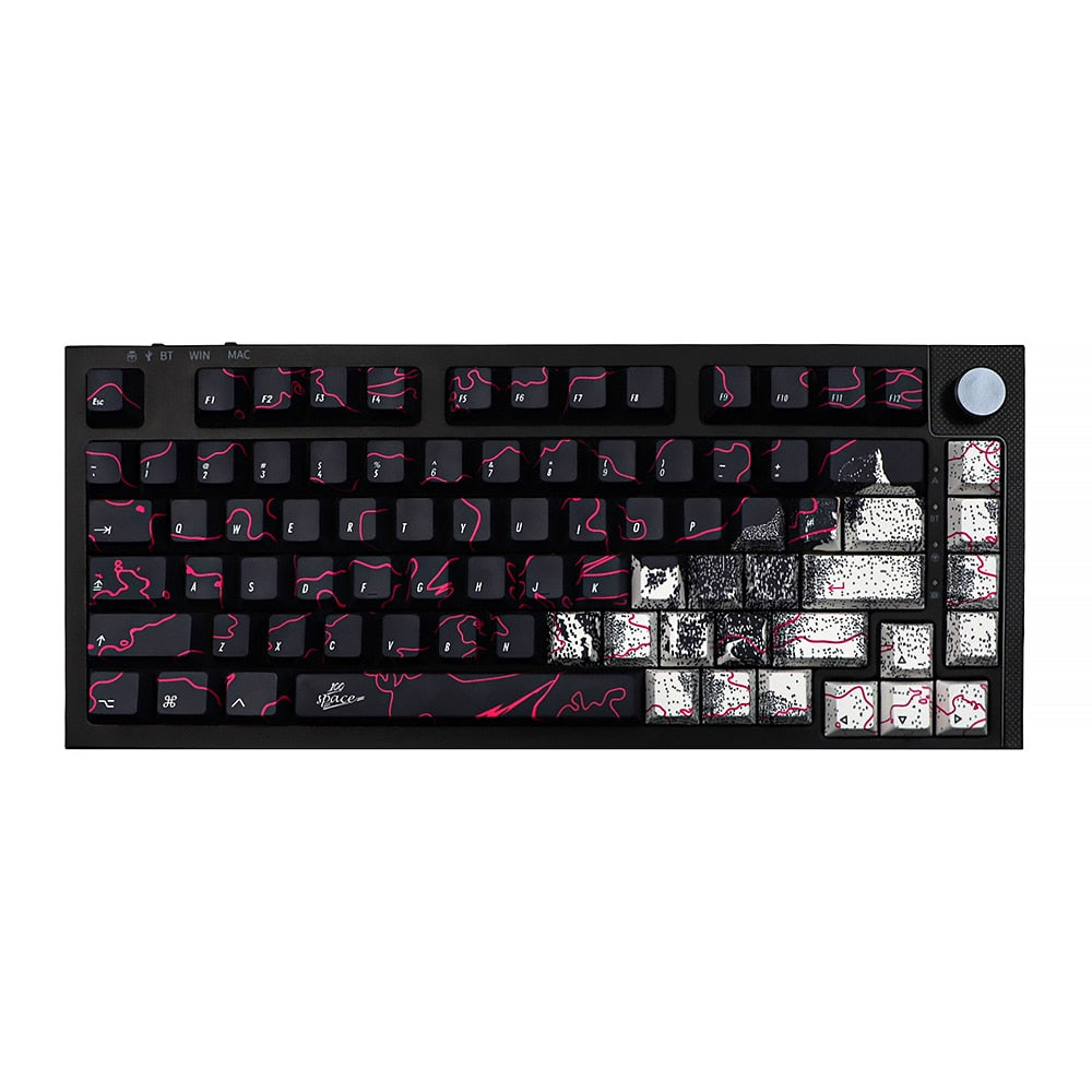10-146 Key Cracks Design Keycap Set for Mechanical Keyboards