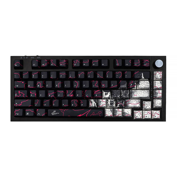 10-147 Key Cracks Design Keycap Set Cherry Profile for Mechanical Keyboards