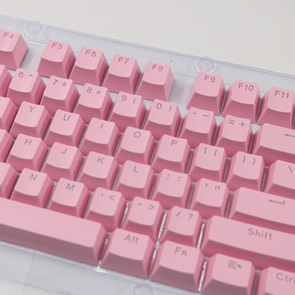 104 Key Single Color Keycaps Set for Mechanical Keyboards