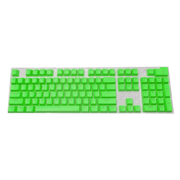 104 Key Green Color Translucent Keycaps Set