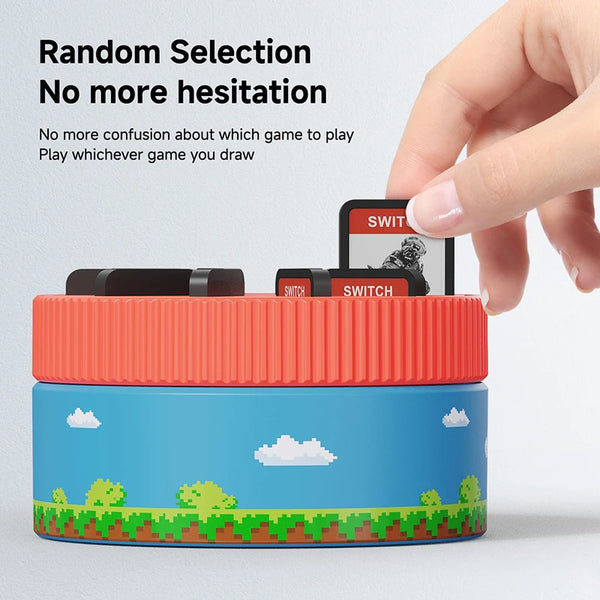 Rotating Game Card Case with 10 Slots for Nintendo Switch/Lite/OLED/Switch 2