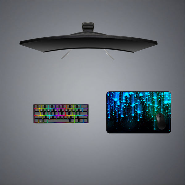 Abstract Art Starfall DesignMedium Size Gamer Mouse Pad, Computer Desk Mat