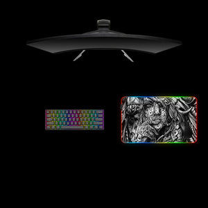 Abstract Art Womens Face Design M Size RGB Gaming Mouse Pad