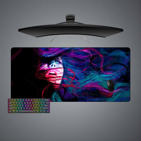 Abstract Female Portrait Design XXL Size Gaming Mouse Pad