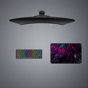 Abstract Flow Design M Size Gaming Mouse Pad, Computer Desk Mat