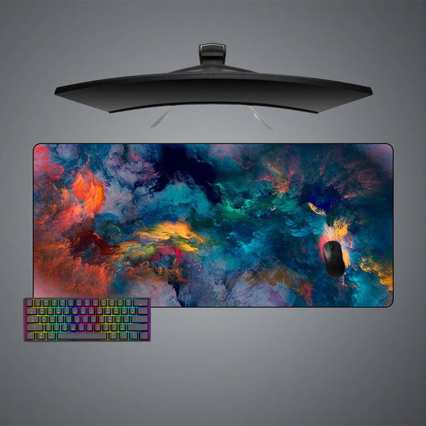 Acrylic Colors Design XXL Size Gamer Mouse Pad, Computer Desk Mat