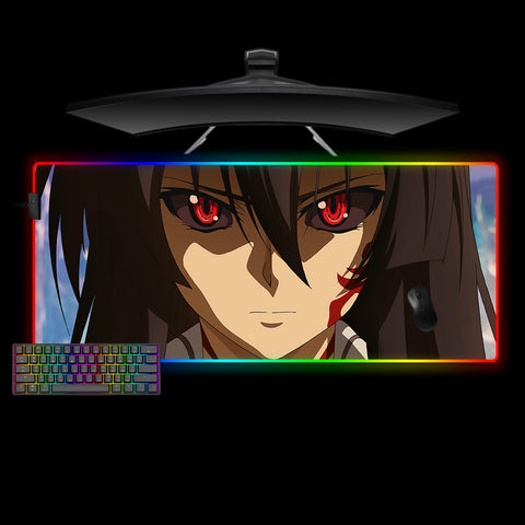 Akame Eyes Design XXL Size RGB Lit Gamer Mouse Pad