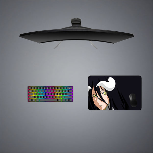 Medium size gamer mousepad with Albedo Horns printed design