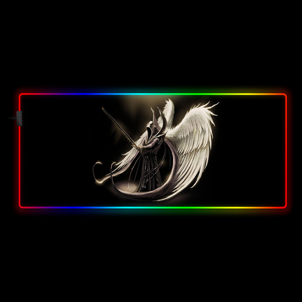 Angel with Sword Design RGB Mousepad