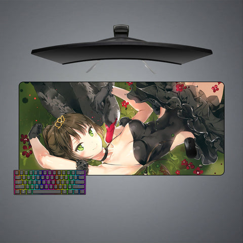 Anime Swan Girl Design XXL Size Gamer Mouse Pad