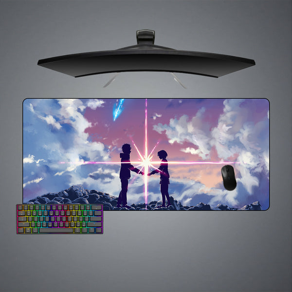 Anime Together Design XL Size Gaming Mouse Pad, Computer Desk Mat