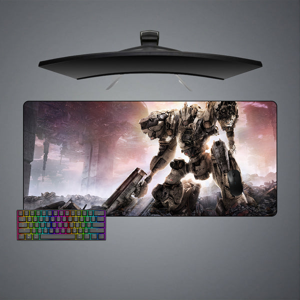 Armored Core Raven Design XL Size Gamer Mouse Pad, Computer Desk Mat