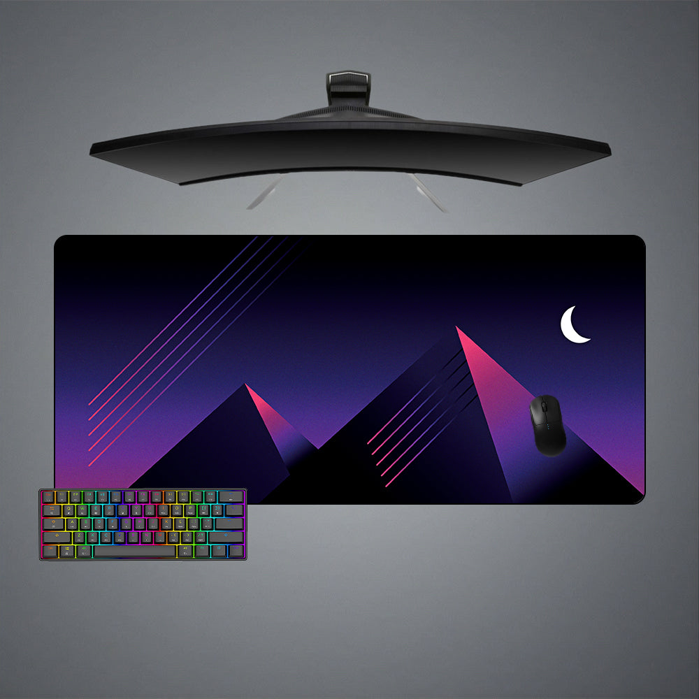 Artistic Pyramids Design XXL Size Gaming Mouse Pad