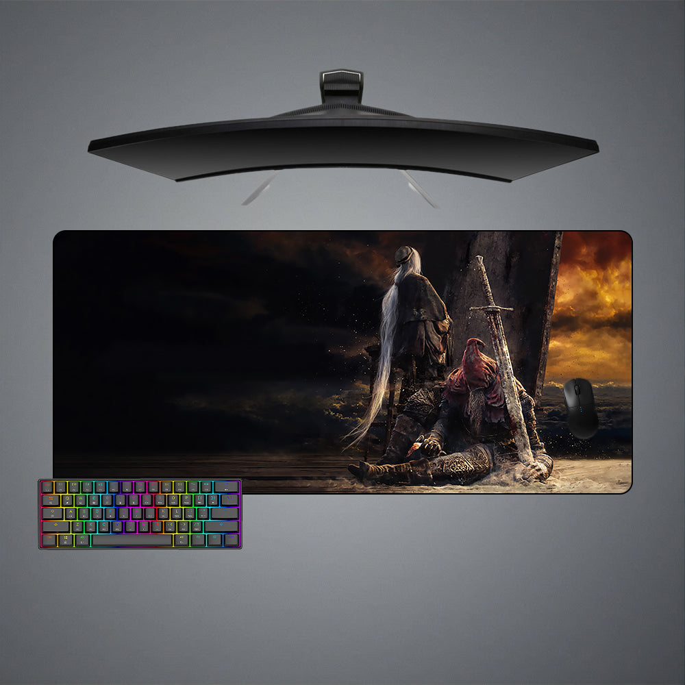 Ashes of Ariandel Design XXL Size Gaming Mouse Pad, Computer Desk Mat