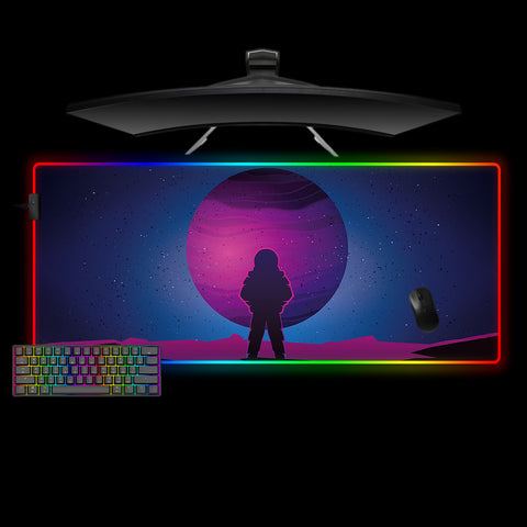Astronaut Design XXL Size LED Light Gaming Mouse Pad