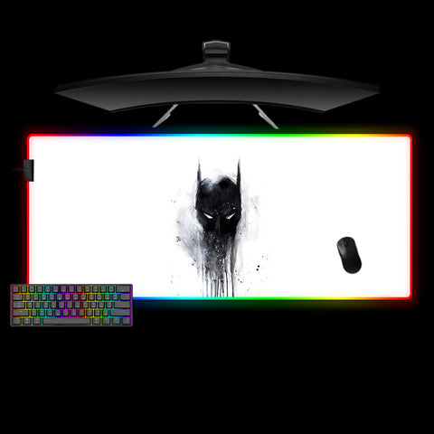 Batman Mask Design XXL Size RGB Light Gaming Mouse Pad
