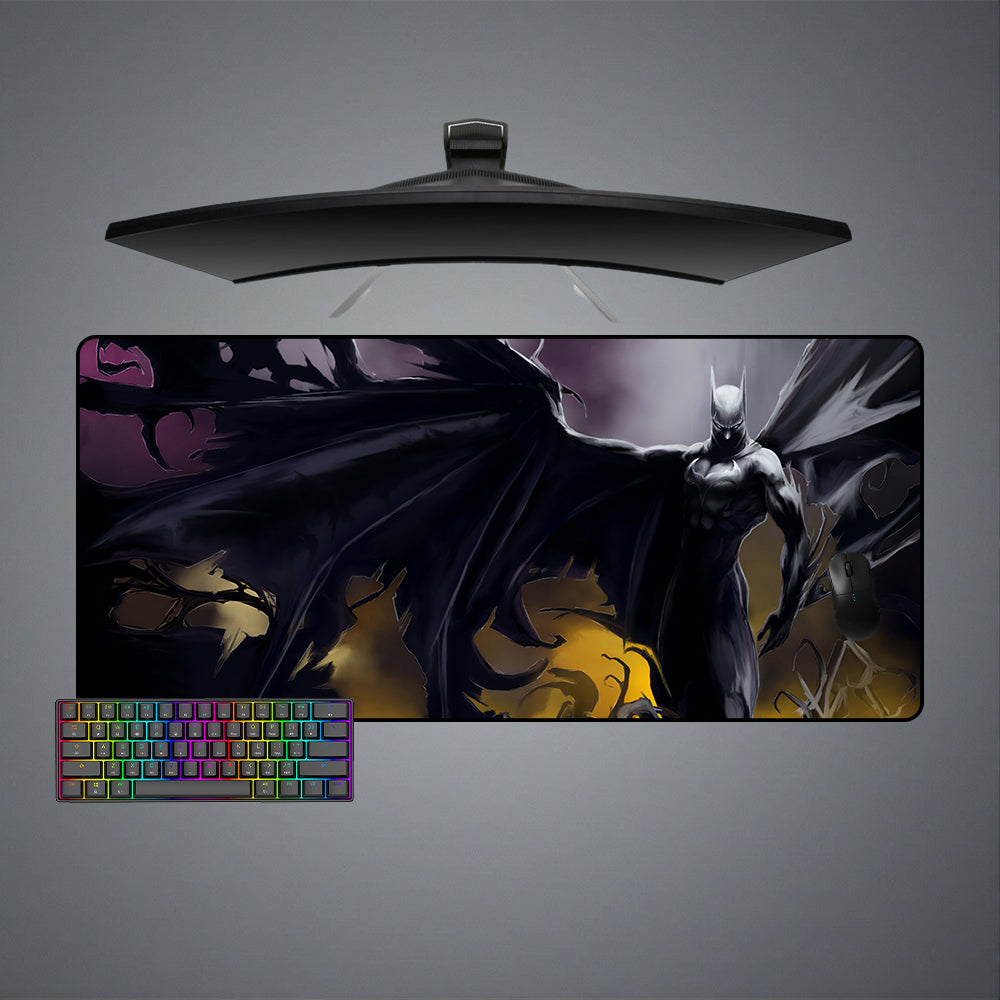 Batman Wings Design Gaming Mouse Pad, M-XXL Size Desk Mat