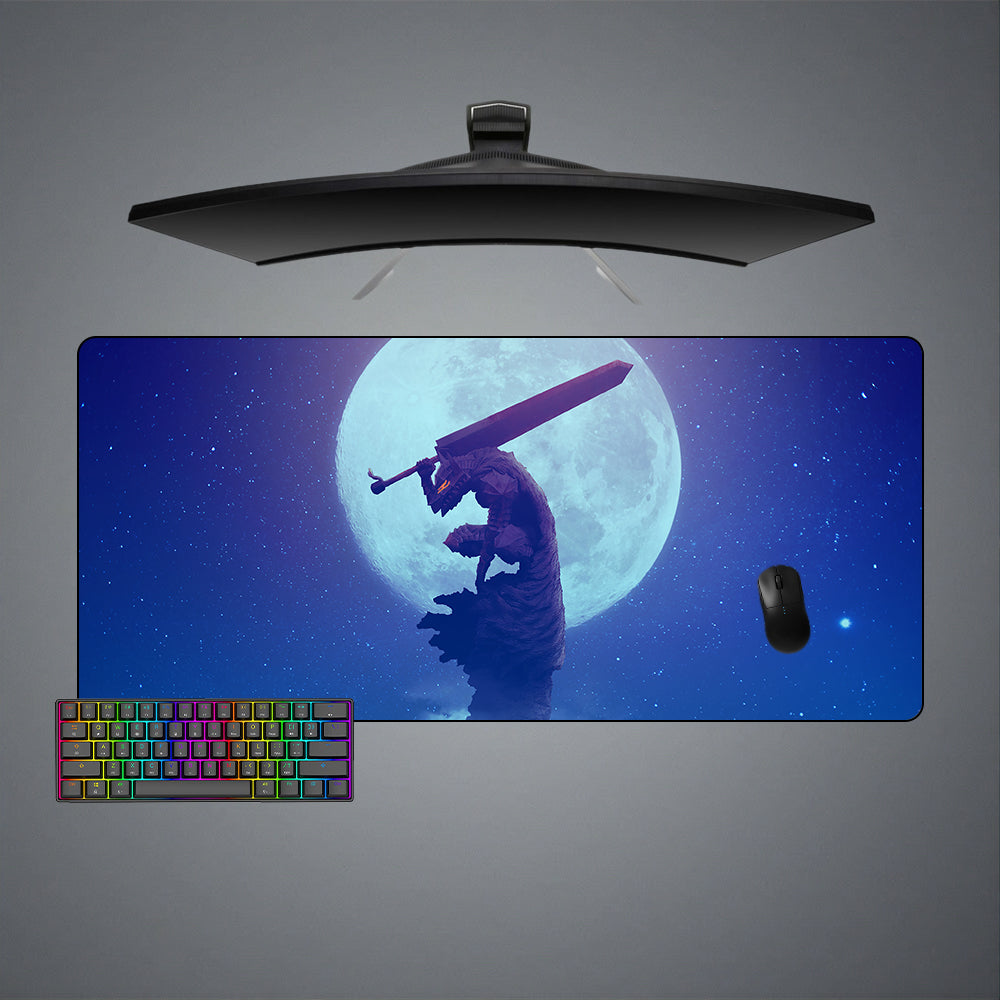 Guts Moon Design XXL Size Gamer Mousepad