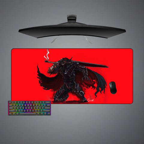 Berserk Guts Pain Design Large Size Gaming Mouse Pad, Computer Desk Mat