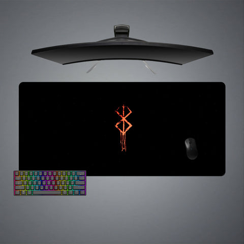 Berserk Sign Design XL Size Gamer Mouse Pad