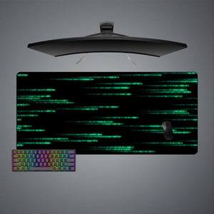 Binary Code Design XL Size Gamer Mouse Pad, Computer Desk Mat