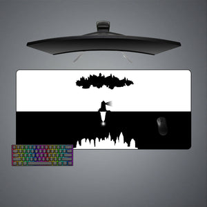 Bioshock Cities Design XXL Size Gamer Mouse Pad, Computer Desk Mat