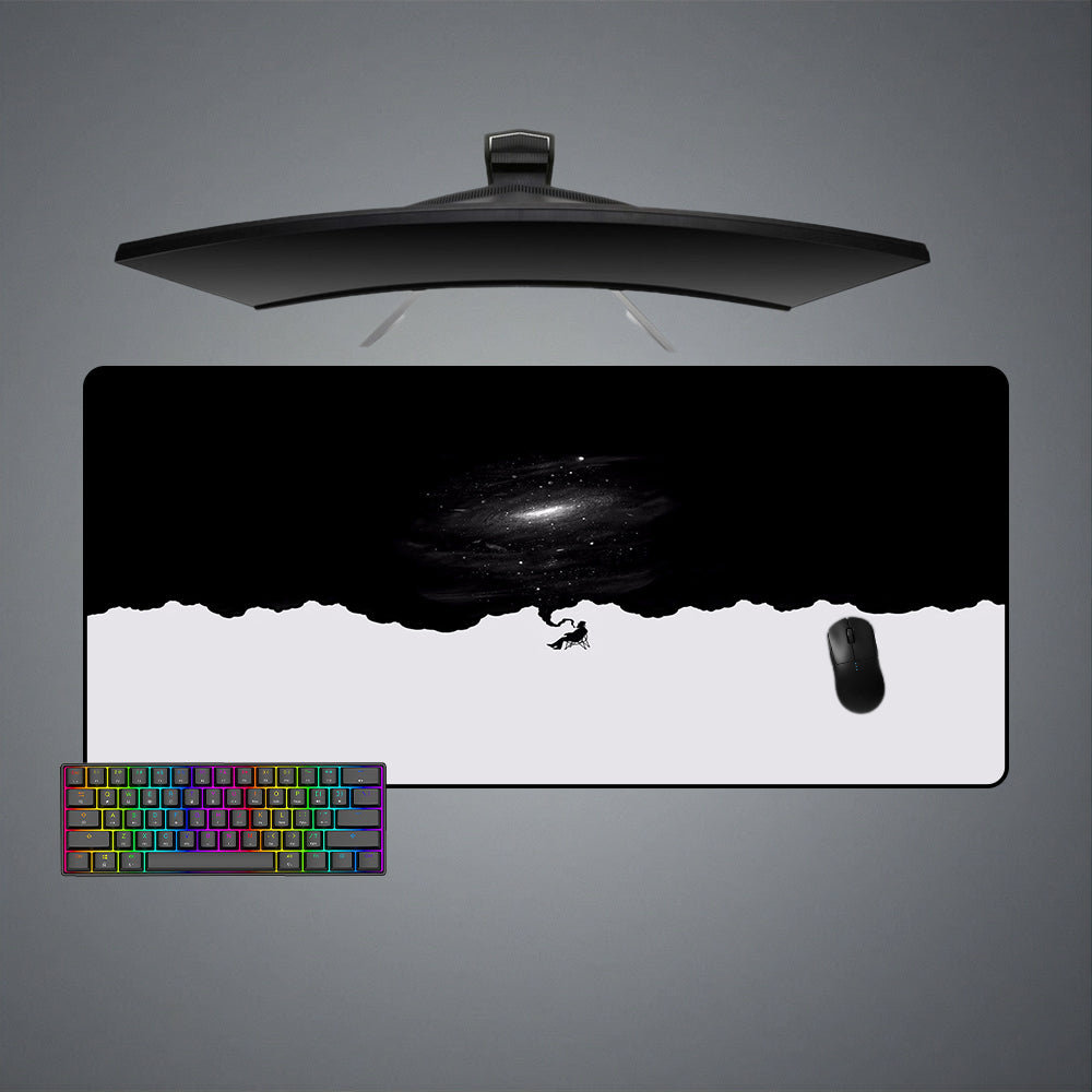 Black & White Sky Art Design XL Size Mouse Mat