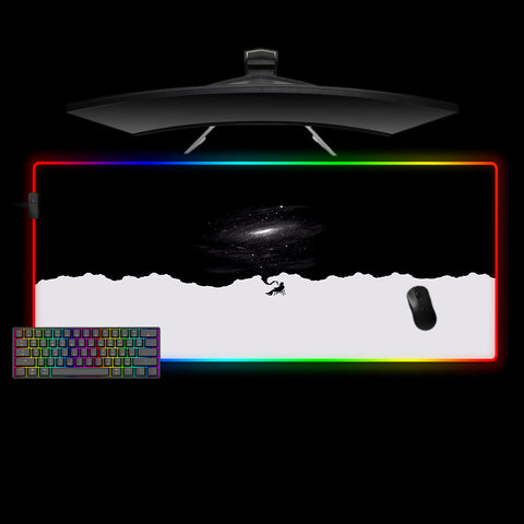 Black & White Sky Art Design XL Size RGB Mouse Mat