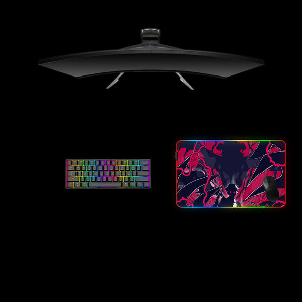 Asta Demon Design Medium Size Gaming RGB Light Mousepad