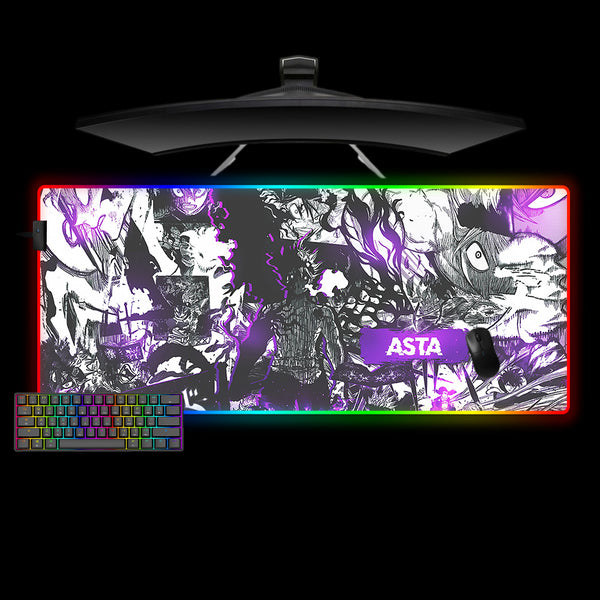 Asta Drawing Design XL Size RGB Lit Gaming Mouse Pad