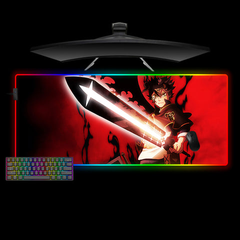 Asta Sword Design XXL Size RGB Illuminated Gaming Mouse Pad