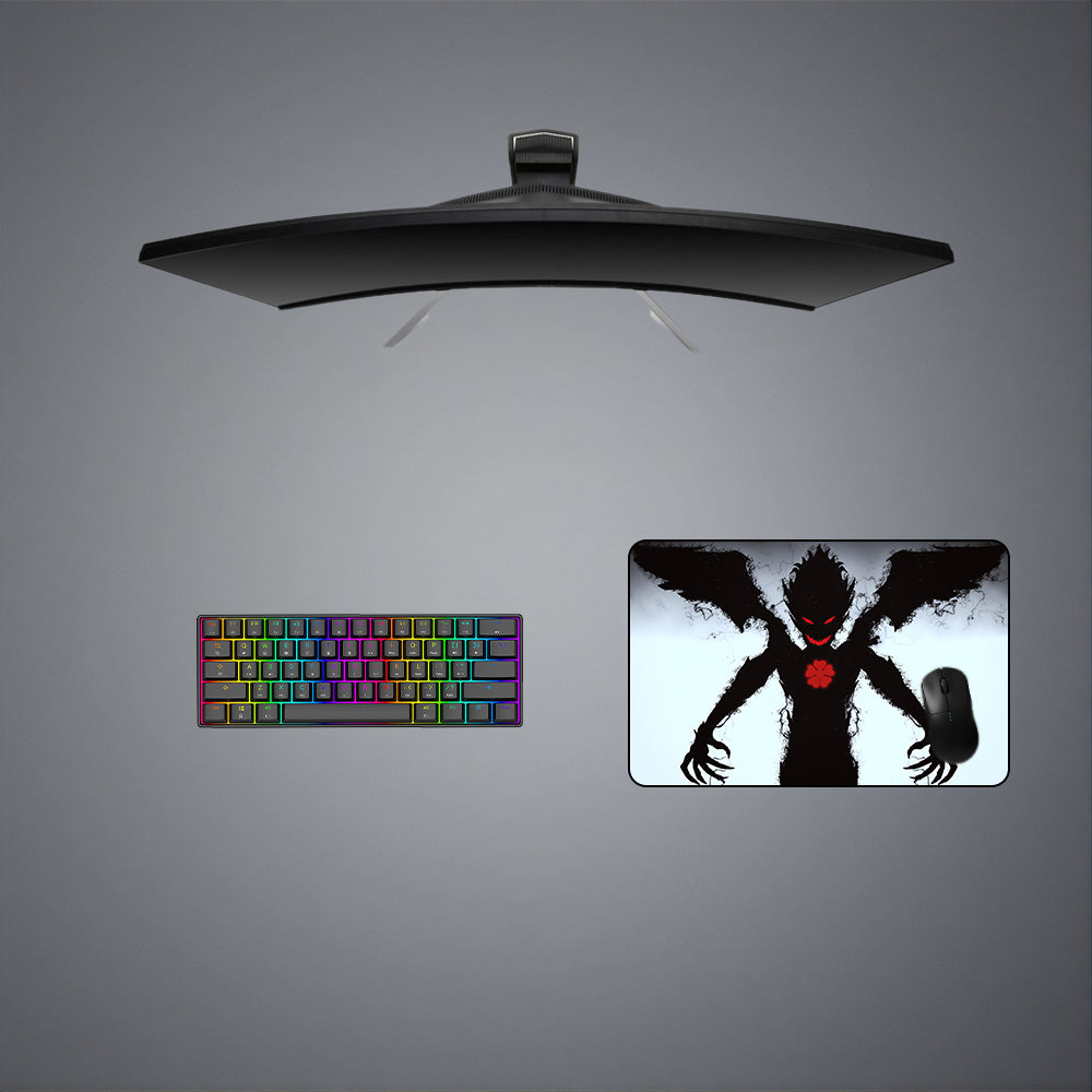 Black Clover Demon Design Medium Size Gaming Mouse Pad