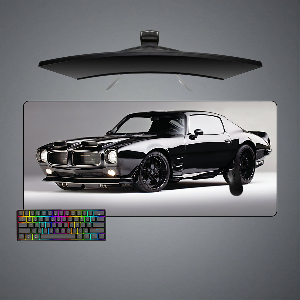 Black Firebird Design XXL Size Gaming Mouse Pad