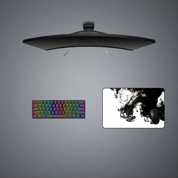 Medium size gamer mousepad with Black Smoke printed design