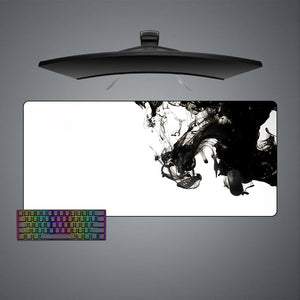 XXL size gamer mousepad with Black Smoke printed design