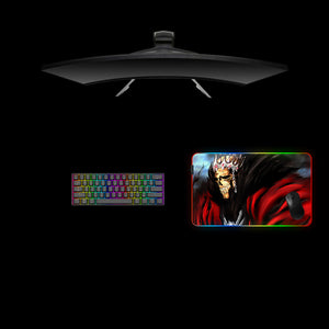 Bleach Baraggan Design Medium Size RGB Illuminated Gaming Mouse Pad