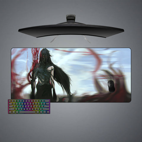 Bleach Mugetsu Ichigo Design XL Size Gaming Mouse Pad, Computer Desk Mat