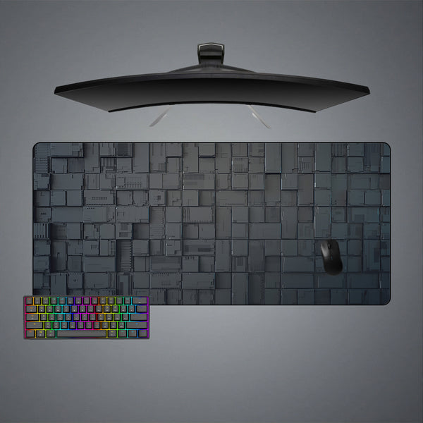 Blocks Design Large Size Gaming Mouse Pad, Computer Desk Mat